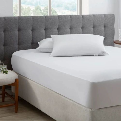 Protetor De Colchão Impermeável Queen Branco 1,60mX2,00mX40cm Appel Home