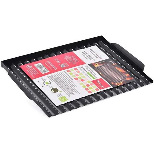 Assadeira De Ferro Antiaderente Retangular Com Alça 42x27cm Wincy