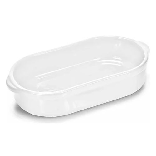 Assadeira Branca de Polipropileno 750ml PlasMotta