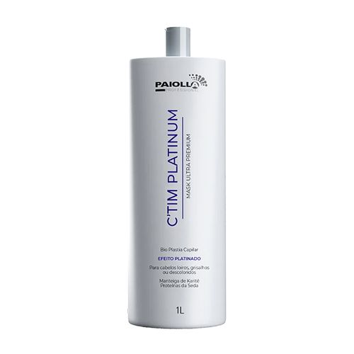 Máscara Reconstrutora 1L Ctim Platinum Ultra Premium Paiolla