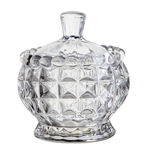 Potiche L'hermitage Em Vidro Diamond 10,5X8,7cm Full Fit