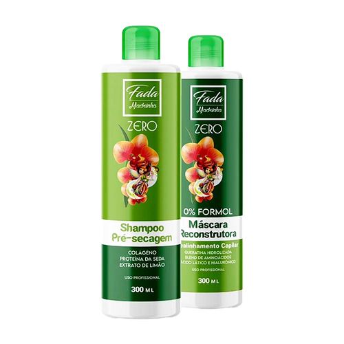 Kit Shampoo E Máscara 300ml Zero Fada Madrinha