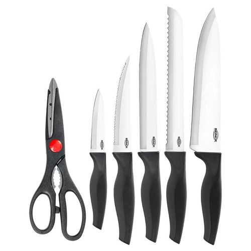 Conjunto de Facas 6 Peças Cross Preto Brinox