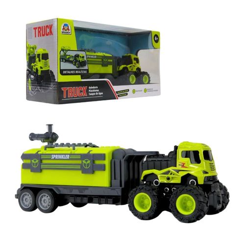 Caminhão Truck Tanque De Água Fricção Braskit