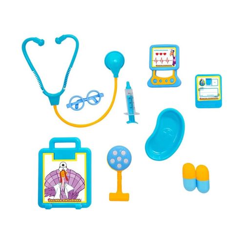 Kit Médico Galinha Pintadinha Dra Pópó 2 Sortido Yestoys