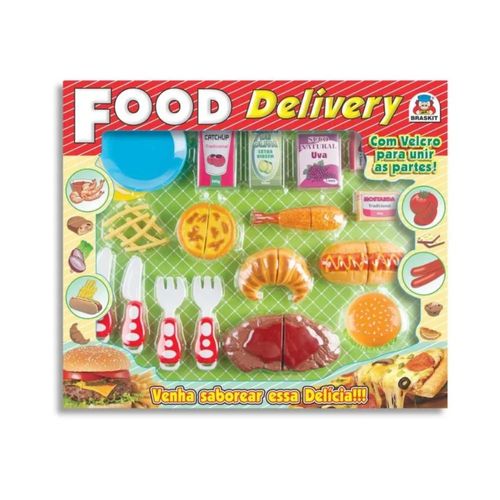 Brinquedo Food Delivery Lanches Comidinha Braskit
