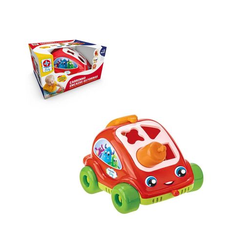 Brinquedo Jogo Carrinho Encaixe As Formas Estrela
