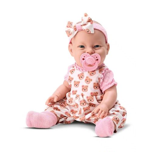 Boneca Baby Reborn Premium Recém-Nascida 34cm Bambola