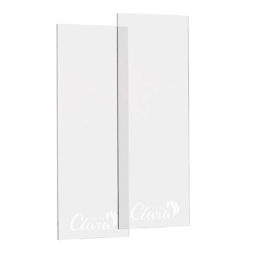 Plaquete Acrílica Para Mechas Transparente Santa Clara