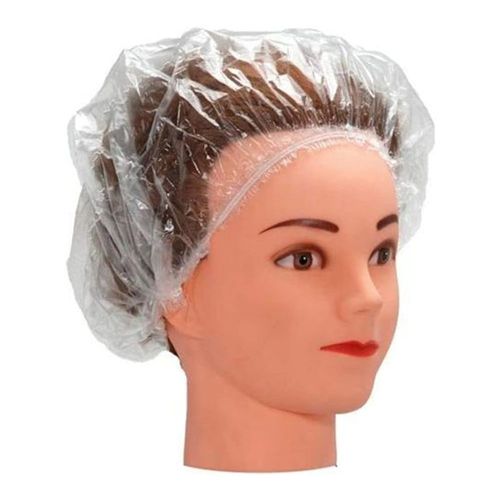 Touca Plástica Descartável para Banho Pacote com 50 Unidades Santa Clara