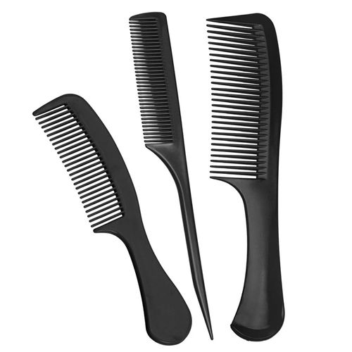 Kit Pente Econômico Preto 3 Peças Santa Clara