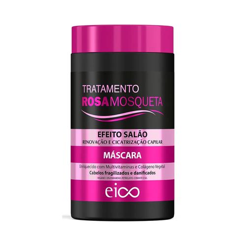 Máscara De Tratamento Rosa Mosqueta Efeito Salão 1kg Eico