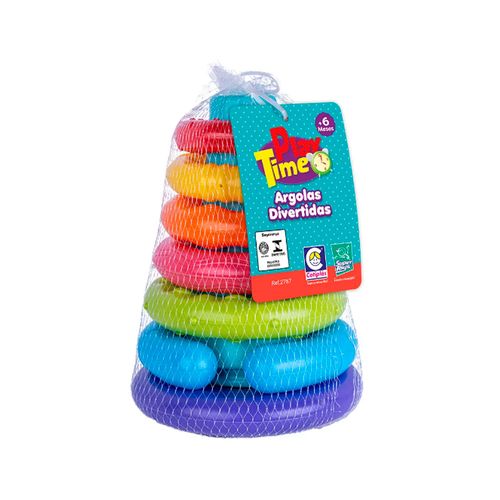Brinquedo Play Time Argolas Divertidas Cotiplas