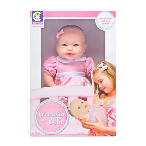 Boneca Cheirinho De Bebê Cotiplas