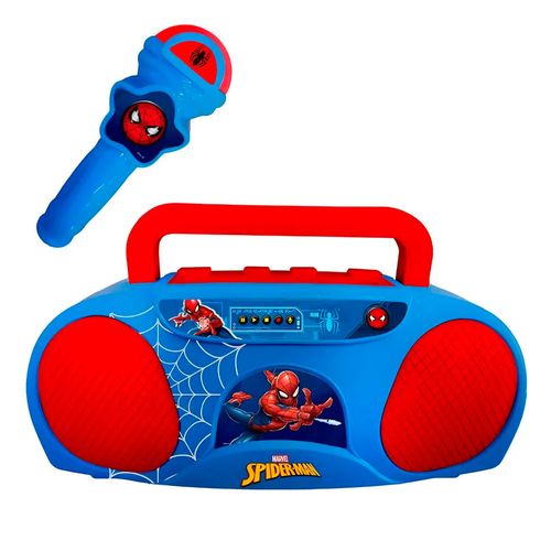 Boombox Homem-Aranha Com Microfone Candide