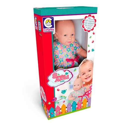 Boneca Sonho Azul Bebê Cotiplás