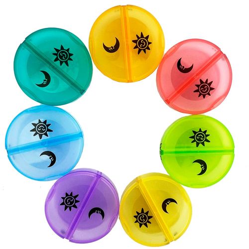 Porta Comprimidos Dia E Noite Cores Sortidas Domni