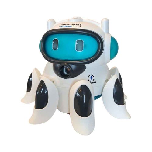 Brinquedo Polvo Robô Inteligente Com Luzes LED E Sons Mimo