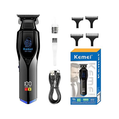 Máquina de Acabamento 0Gap Profissional Km-1556 Kemei