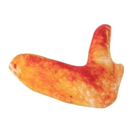 Brinquedo Para Pet Asa De Frango De Pelúcia 12x12cm C3b