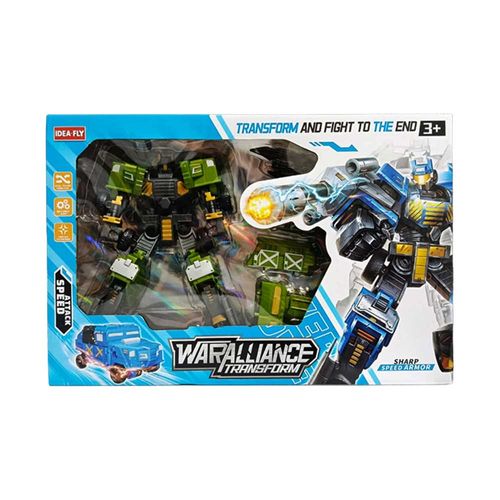 Brinquedo Jeep Transformers Com Acessórios Cores Sortidas Domni