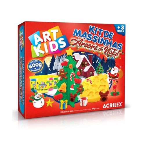 Kit De Massinhas Árvore De Natal 600g Acrilex