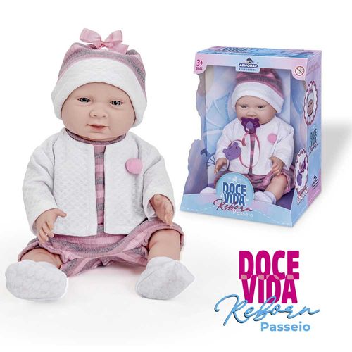 Boneca Reborn Doce Vida Passeio Adijomar