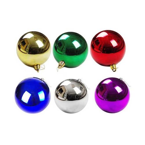 Kit Com 6 Bolas De Natal Cores Sortidas 3cm Wincy Natal