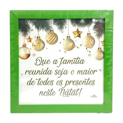 Quadro Decorativo Natalino 19cm Sortido Wincy