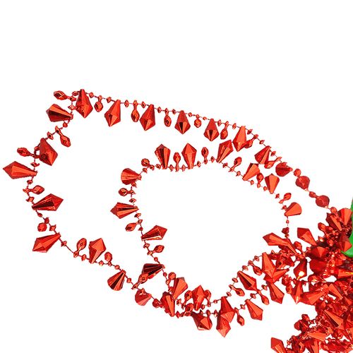 Enfeite Natalino Corrente Diamantes 270cm Sortido Rio De Ouro