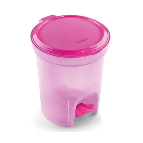 Lixeira 6,6L Infantil Com Pedal Rosa SR274/40 Sanremo