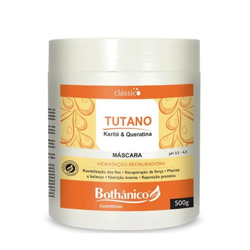 Máscara Capilar Tutano, Karitê e Queratina 500g Bothânico