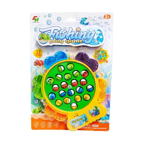 Brinquedo Pescaria Infantil Com 21 Peixes Elétrico Sortido Domni