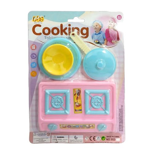 Kit de Cozinha Infantil Fogão 4 Peças Sortido Domni