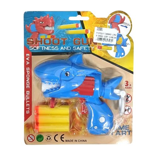 Pistola Tubarão Lança Dardo Sortido Ehm0184 Domni