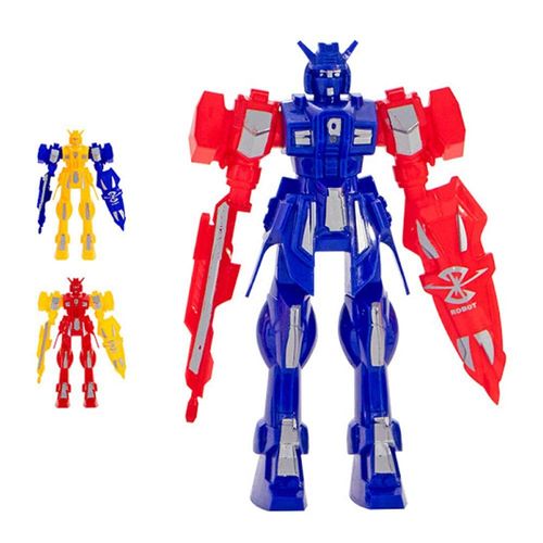 Robô Espacial Brinquedo Infantil com Luz Sortido Domni