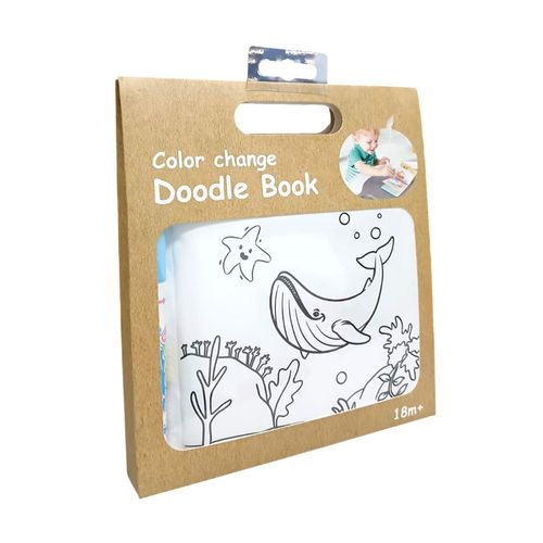 Livro de Banho Para Colorir Fundo do Mar Domni