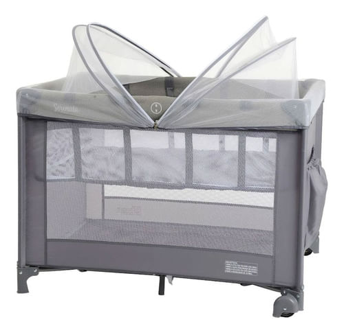 Berço Cercado Serenata Gray Burigotto