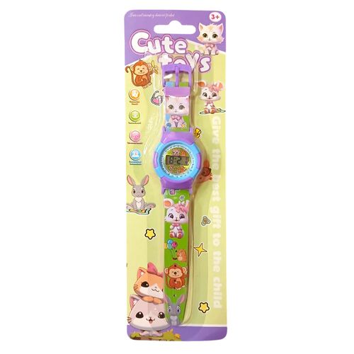 Relógio Infantil Menina Cute Toys Domni