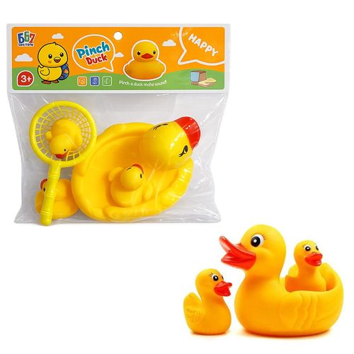 Kit de Patinho para Banho com Rede 5 peças Domni