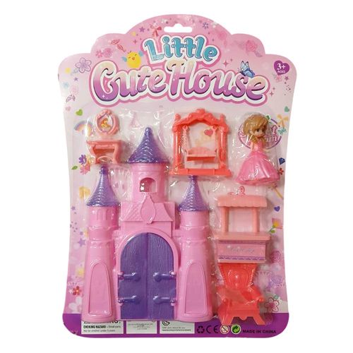 Kit Castelo de Princesa 06 Peças Domni