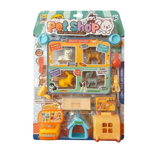 Kit Infantil Pet Shop 15 Peças Domni