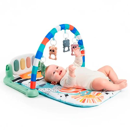 Tapete de Atividades Infantil Bebê Ginásio Piano Musical Com Som E Luzes Zippy Toys