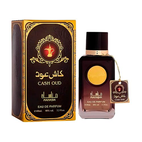 Perfume Árabe Cash Oud Eau de Parfum Unissex 100ml Orygens Fragrances