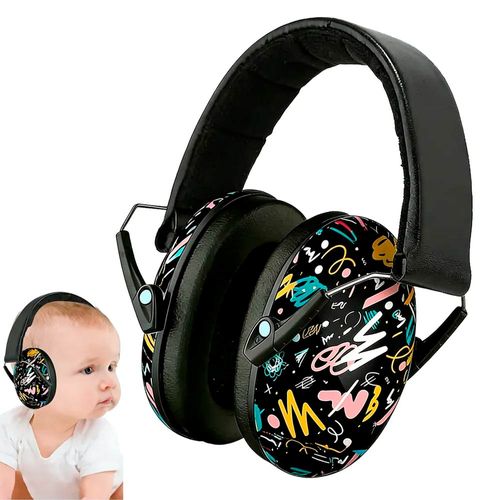 Abafador De Ruído Protetor Auditivo Preto Domni